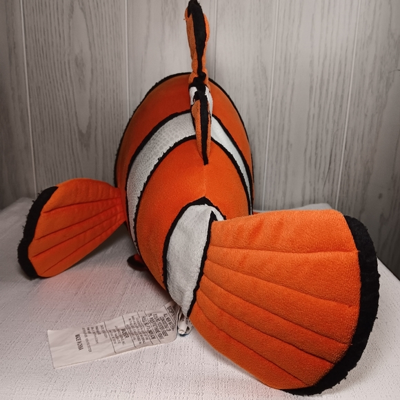 Disney Pixar Finding Dory Nemo Plush Clown fish stuffed animal pillow lovey - Picture 5 of 10